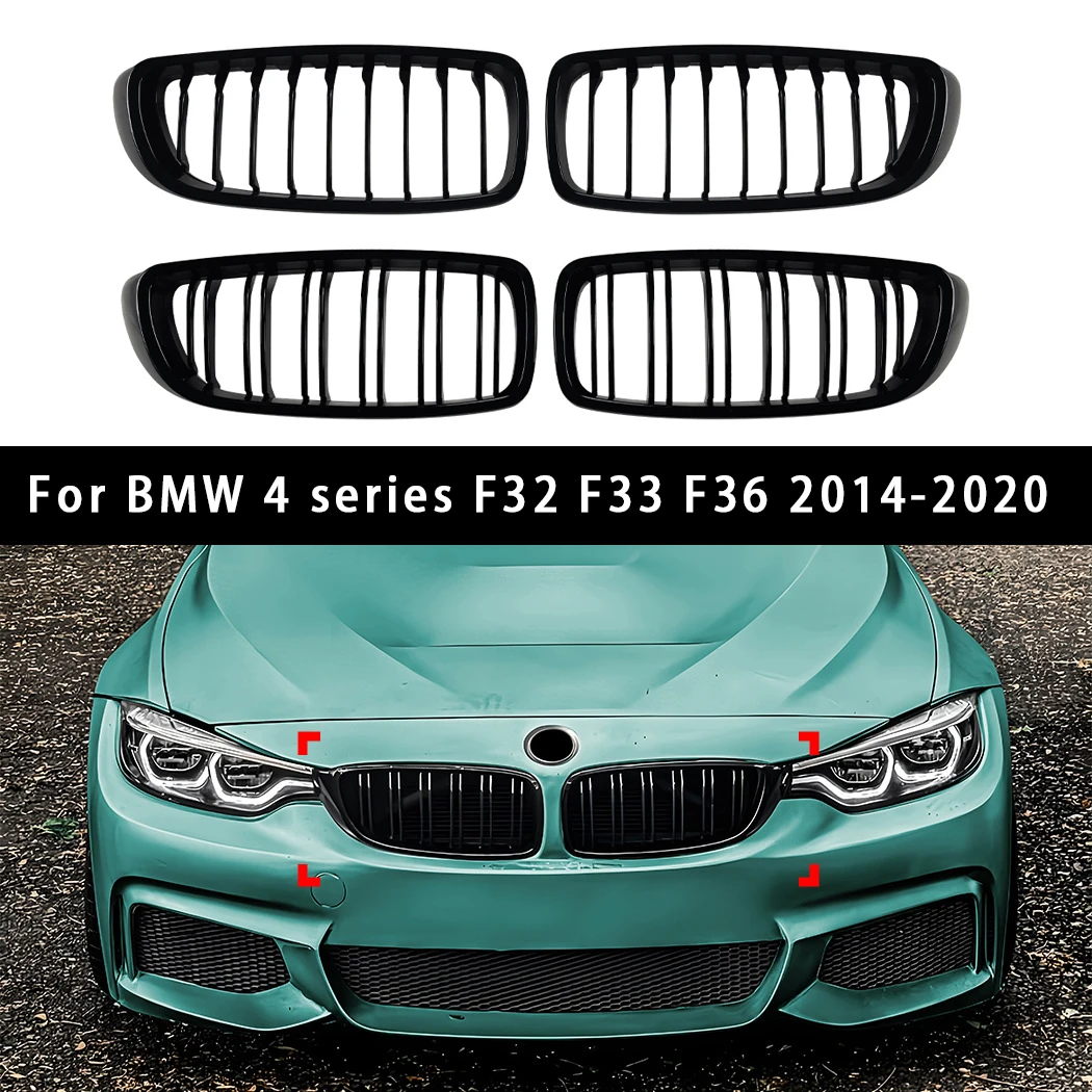 For BMW 4 series F32 F33 F36 2014-2020 Front Bumper Hood Grilles Single And Double Line Style Upper Racing Grills Accessories
For BMW 4 series F32 F33 F36 2014-2020 Front Bumper Hood Grilles Single And Double Line Style Upper Racing Grills Accessories