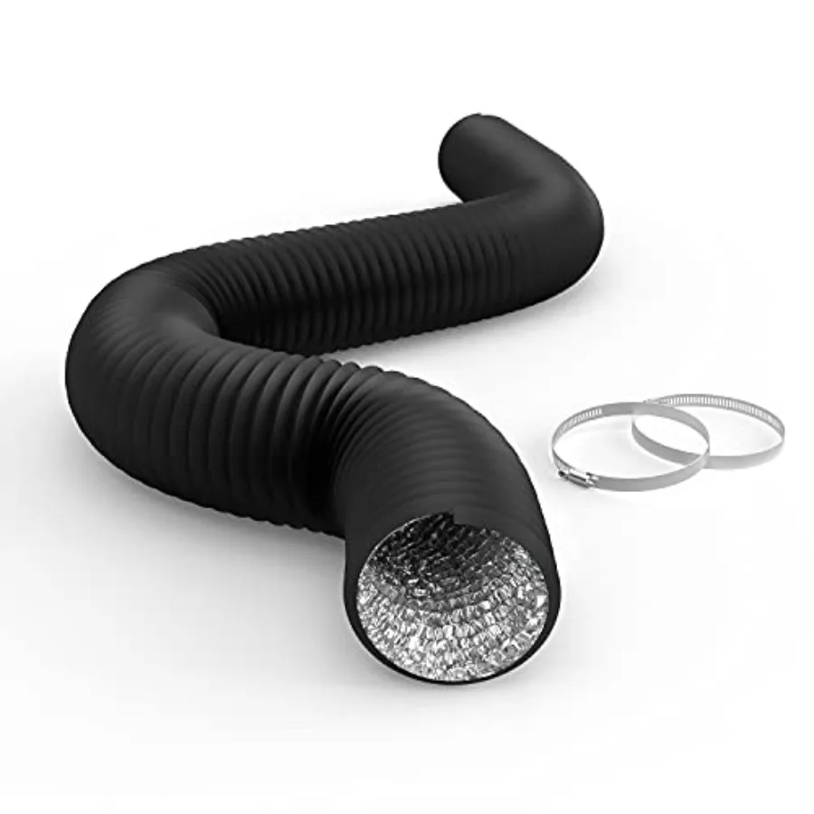 Flexible 4 Inch 8 Feet Aluminum Ducting 4 Layer tecn Dryer Vent Hoe for HVAC Heating Cooling Ventilan and Exhaut, 2 p Included,
Flexible 4 Inch 8 Feet Aluminum Ducting 4 Layer tecn Dryer Vent Hoe for HVAC Heating Cooling Ventilan and Exhaut, 2 p Included,