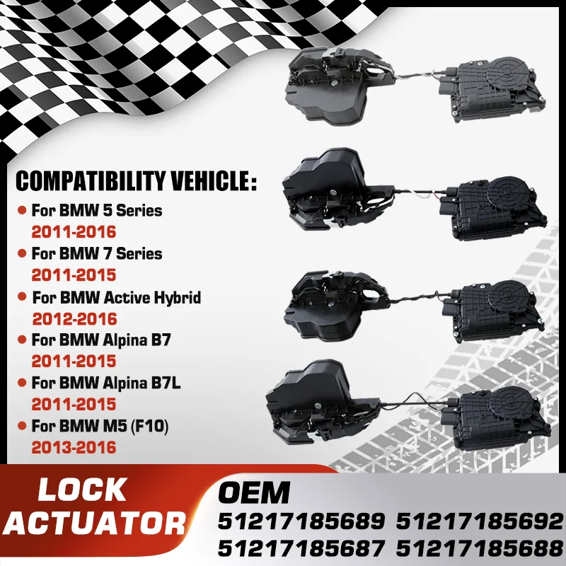 Door Lock Actuator Integrated Latch For BMW 5 Series BMW 7 Series BMW Active Hybrid 5 7 BMW Alpina B7 BMW Alpina B7L 2 BMW M5
Door Lock Actuator Integrated Latch For BMW 5 Series BMW 7 Series BMW Active Hybrid 5 7 BMW Alpina B7 BMW Alpina B7L 2 BMW M5
