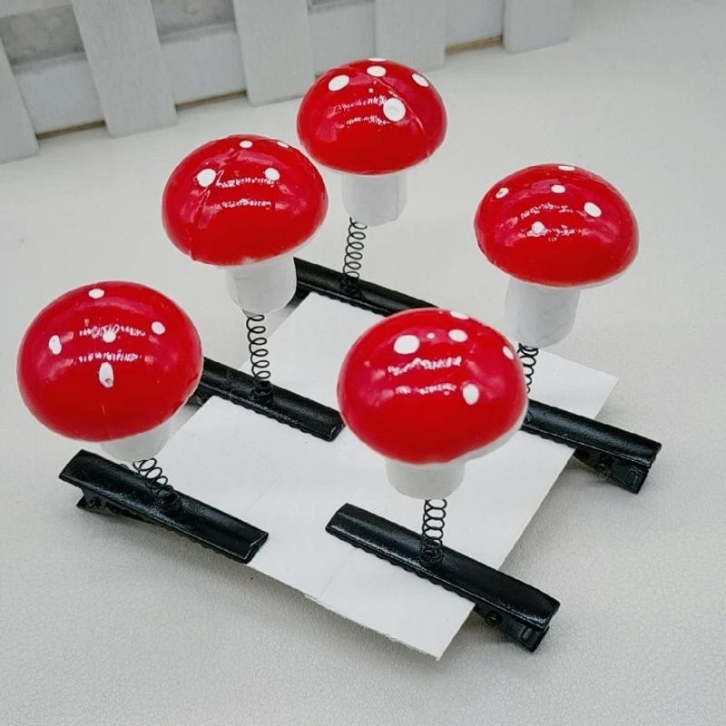 652F 5lots Colorful 3D Mushroom Hairclip Simple Temperament Hairpin Antiskid Barrette for Daily Wear
652F 5lots Colorful 3D Mushroom Hairclip Simple Temperament Hairpin Antiskid Barrette for Daily Wear