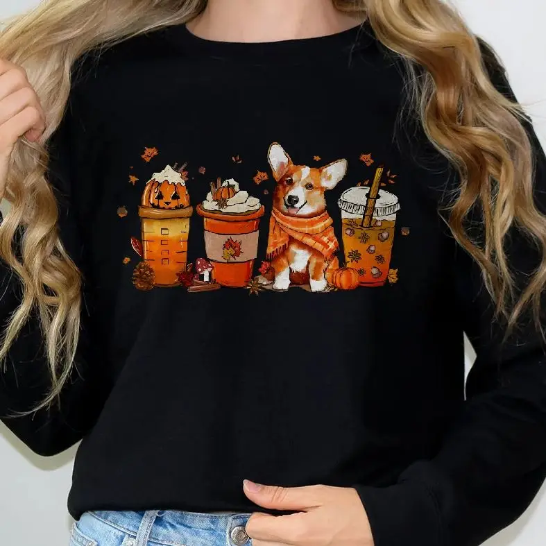 Sweatshirt Long Sleeves Stylish Pullover Y2K Graphic Hoodies Crew Neck Unisex Casual Daily Wear Corgi Autumn Halloween Drinks
Sweatshirt Long Sleeves Stylish Pullover Y2K Graphic Hoodies Crew Neck Unisex Casual Daily Wear Corgi Autumn Halloween Drinks