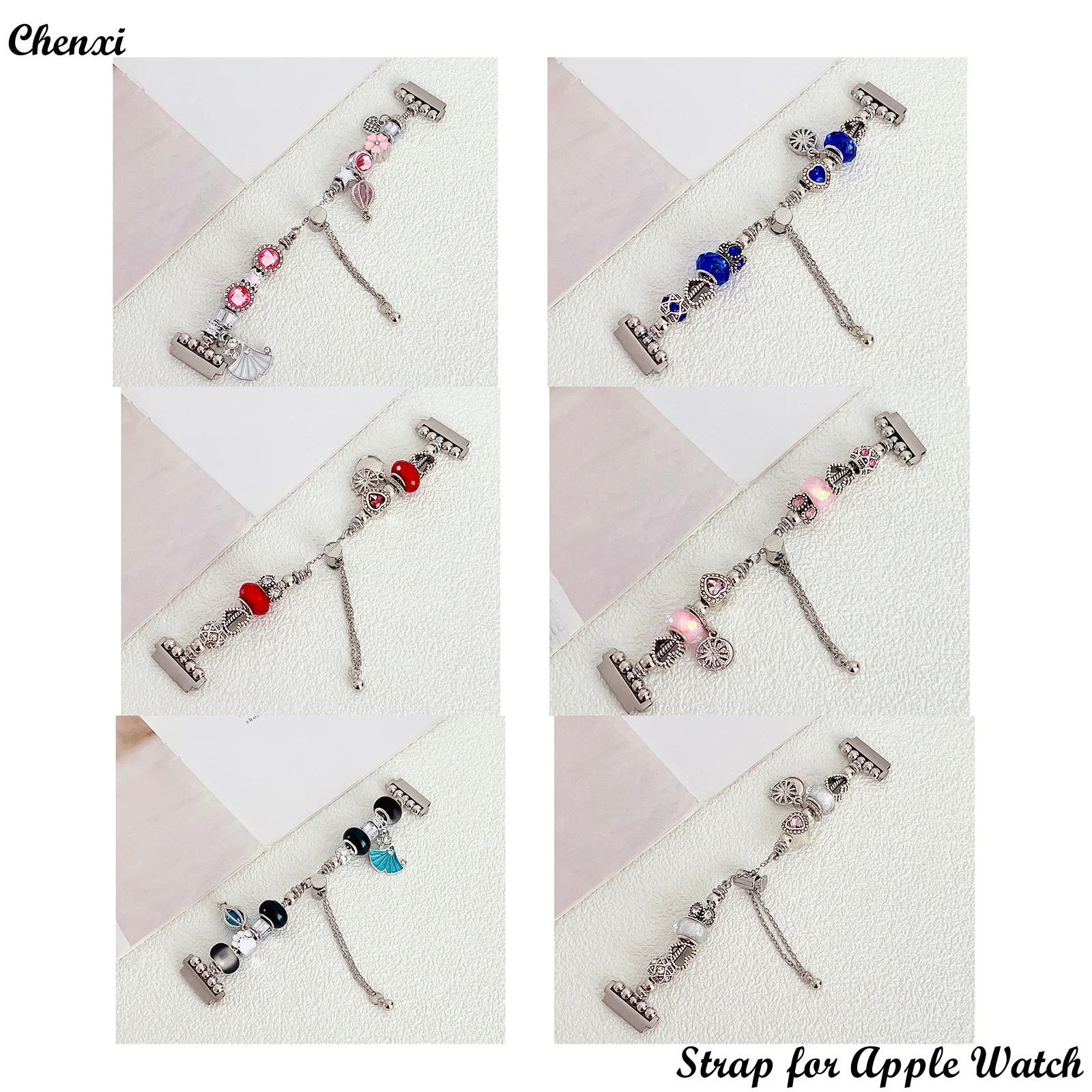 Sweet metal strap for Samsung watch band Pandora beaded bracelet chain for 20mm 22mm women aesthetic love flower shell wrist
Sweet metal strap for Samsung watch band Pandora beaded bracelet chain for 20mm 22mm women aesthetic love flower shell wrist