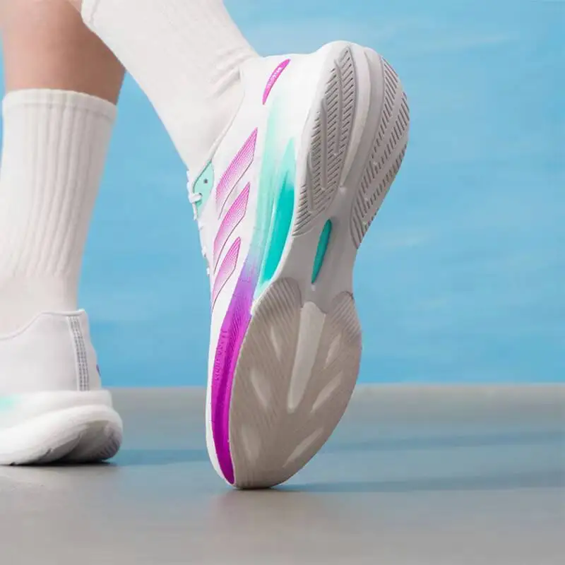 Adidas Light Boost Gradient Running Shoes White Purple Teal Breathable Shock Absorbing Athletic TrainersMenWomen KJ2761
Adidas Light Boost Gradient Running Shoes White Purple Teal Breathable Shock Absorbing Athletic TrainersMenWomen KJ2761