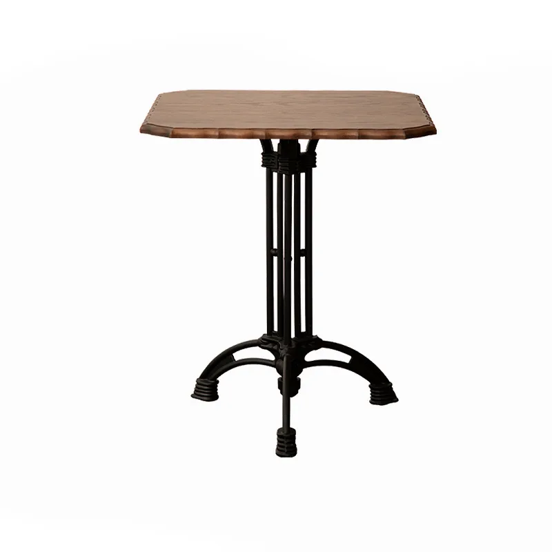 Lace square table, retro solid wood, coffee shop tables and chairs, American wrought iron, French round, square table
Lace square table, retro solid wood, coffee shop tables and chairs, American wrought iron, French round, square table