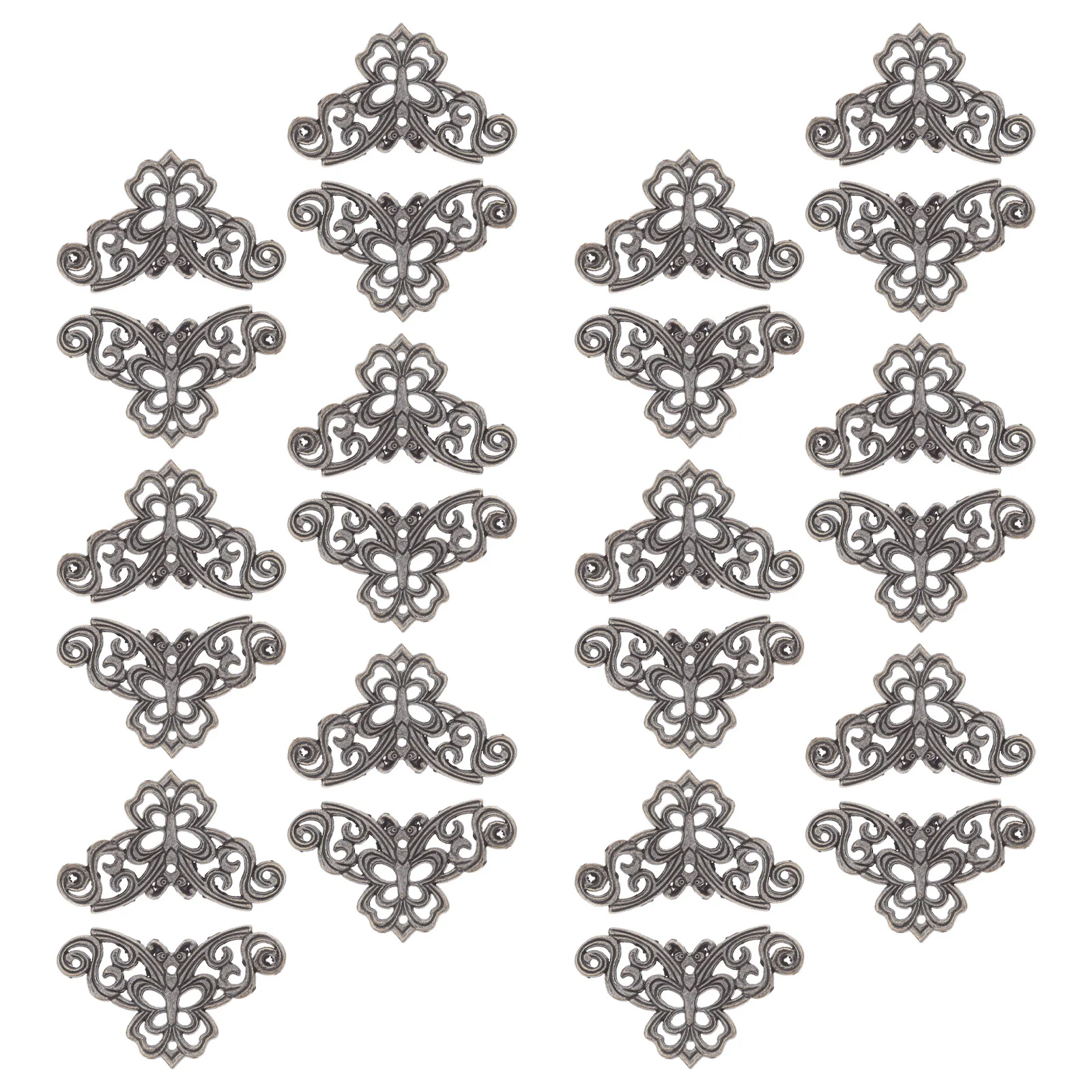 24pcs Vintage Metal Corner Flowers Retro Bronze Decorative Corner Protectors For Furniture Box Frame Durable Zinc Alloy Edge
24pcs Vintage Metal Corner Flowers Retro Bronze Decorative Corner Protectors For Furniture Box Frame Durable Zinc Alloy Edge