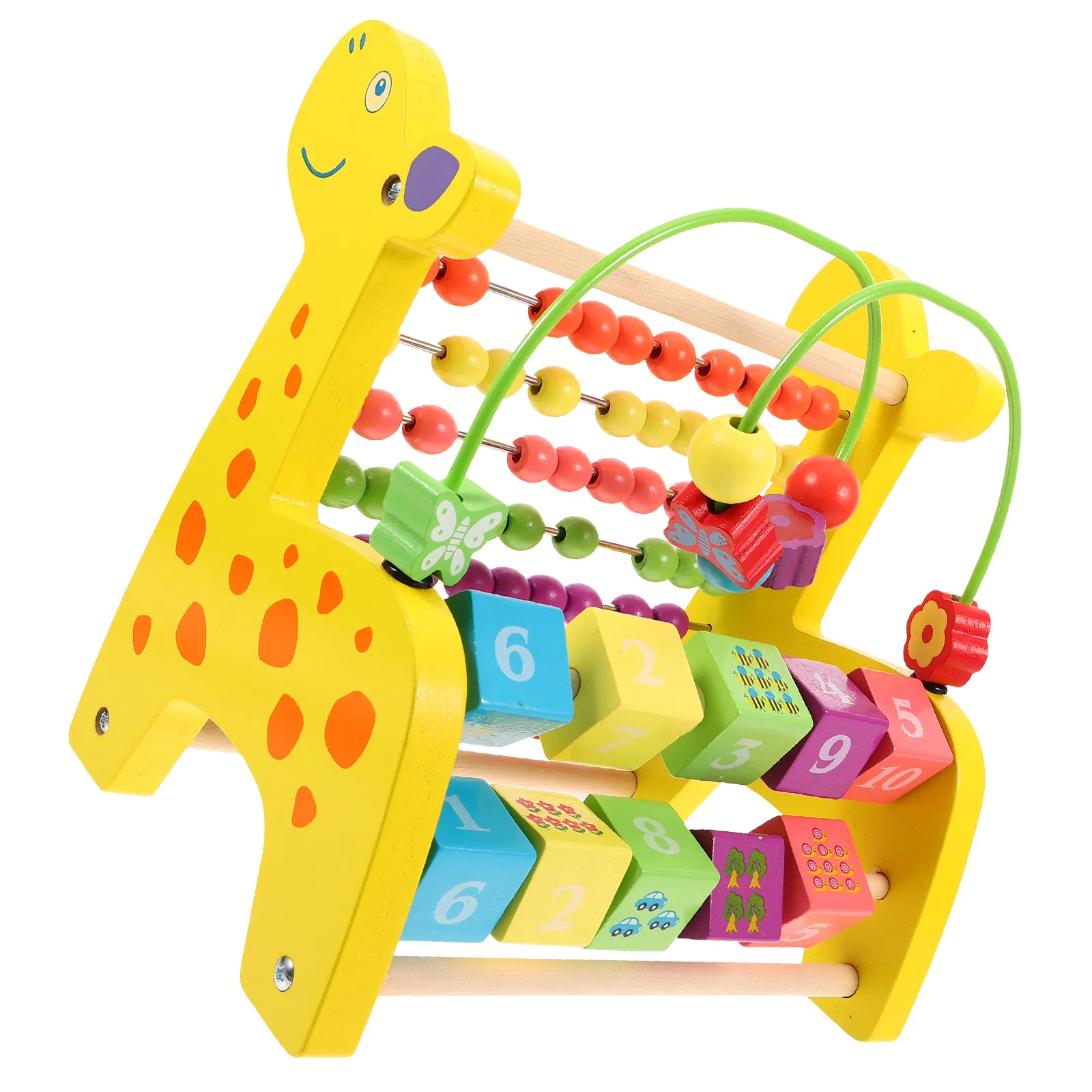 1Pcs Wooden Giraffe Calculation Frame Multifunctional Educational Plaything Eye-Catching Colors Improve Hand-Eye Coordination
1Pcs Wooden Giraffe Calculation Frame Multifunctional Educational Plaything Eye-Catching Colors Improve Hand-Eye Coordination