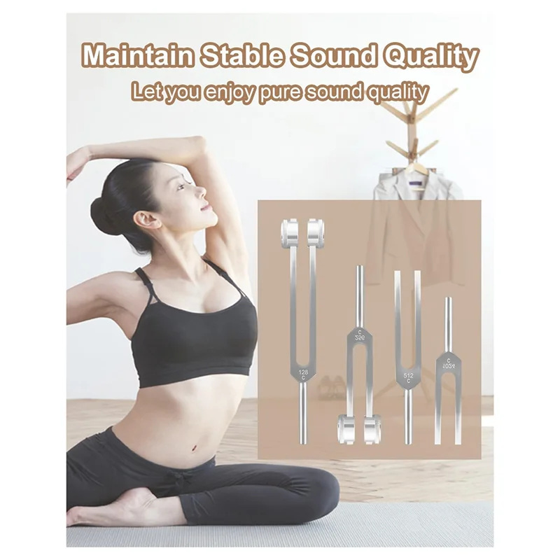 2025 Trend Aluminum Alloy Tuning Fork Set, 128Hz 256Hz 512Hz 1024Hz Tuning Forks For Sound Yoga Meditation Relaxation
2025 Trend Aluminum Alloy Tuning Fork Set, 128Hz 256Hz 512Hz 1024Hz Tuning Forks For Sound Yoga Meditation Relaxation