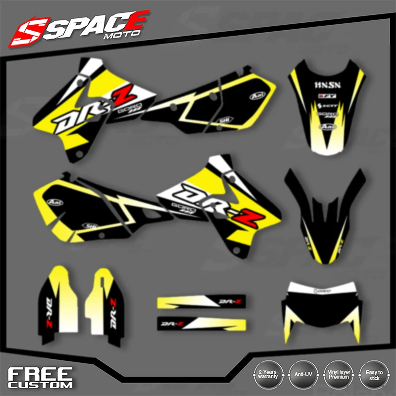 SPACE For SUKUZI DRZ400 1999 2000 2001 2002 2003 2004-2022 Custom Motorcycle Graphics Background Decals Stickers Kits 007
SPACE For SUKUZI DRZ400 1999 2000 2001 2002 2003 2004-2022 Custom Motorcycle Graphics Background Decals Stickers Kits 007