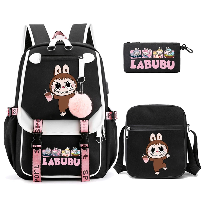 3Pcs/set Cute Backpacks for Girls Boys Teenager Student Canvas Laptop Back Pack Anime Back to School Bag Women Rucksack
3Pcs/set Cute Backpacks for Girls Boys Teenager Student Canvas Laptop Back Pack Anime Back to School Bag Women Rucksack