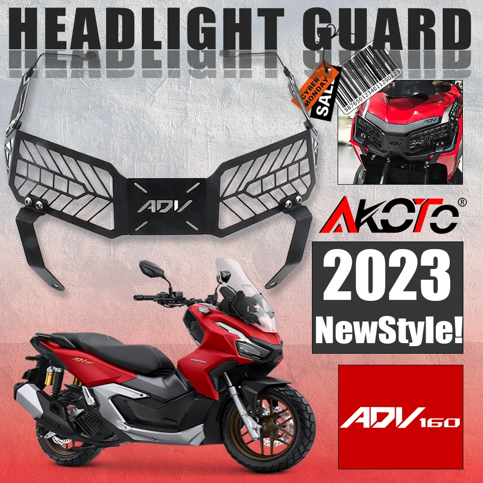 2023 NEW Motorcycle Headlight Head Light Guard Protector Cover Protection Grill FOR HONDA ADV160 ADV 160 2022-2023 Accessories
2023 NEW Motorcycle Headlight Head Light Guard Protector Cover Protection Grill FOR HONDA ADV160 ADV 160 2022-2023 Accessories
