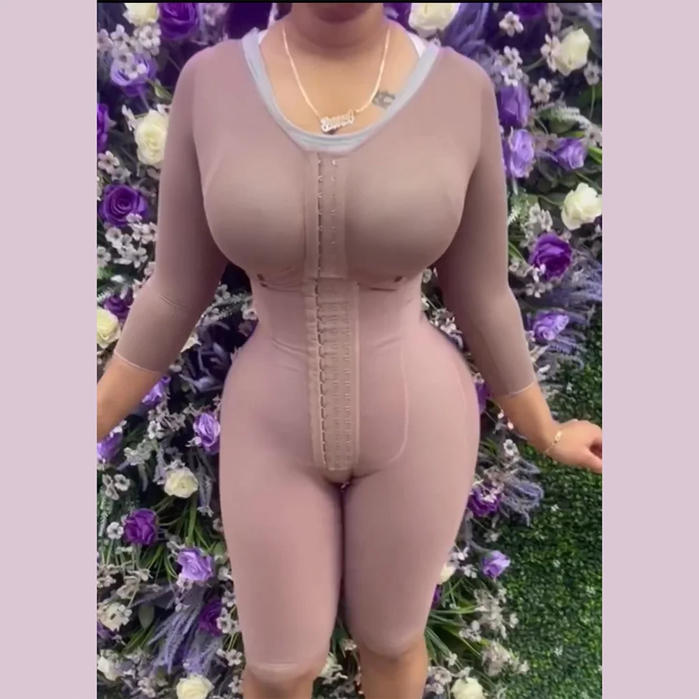 Fajas Colombianas Women Full Body High Compression Long Sleeves Shapewear Post Liposuction Front Closure Tummy Control Shaper
Fajas Colombianas Women Full Body High Compression Long Sleeves Shapewear Post Liposuction Front Closure Tummy Control Shaper