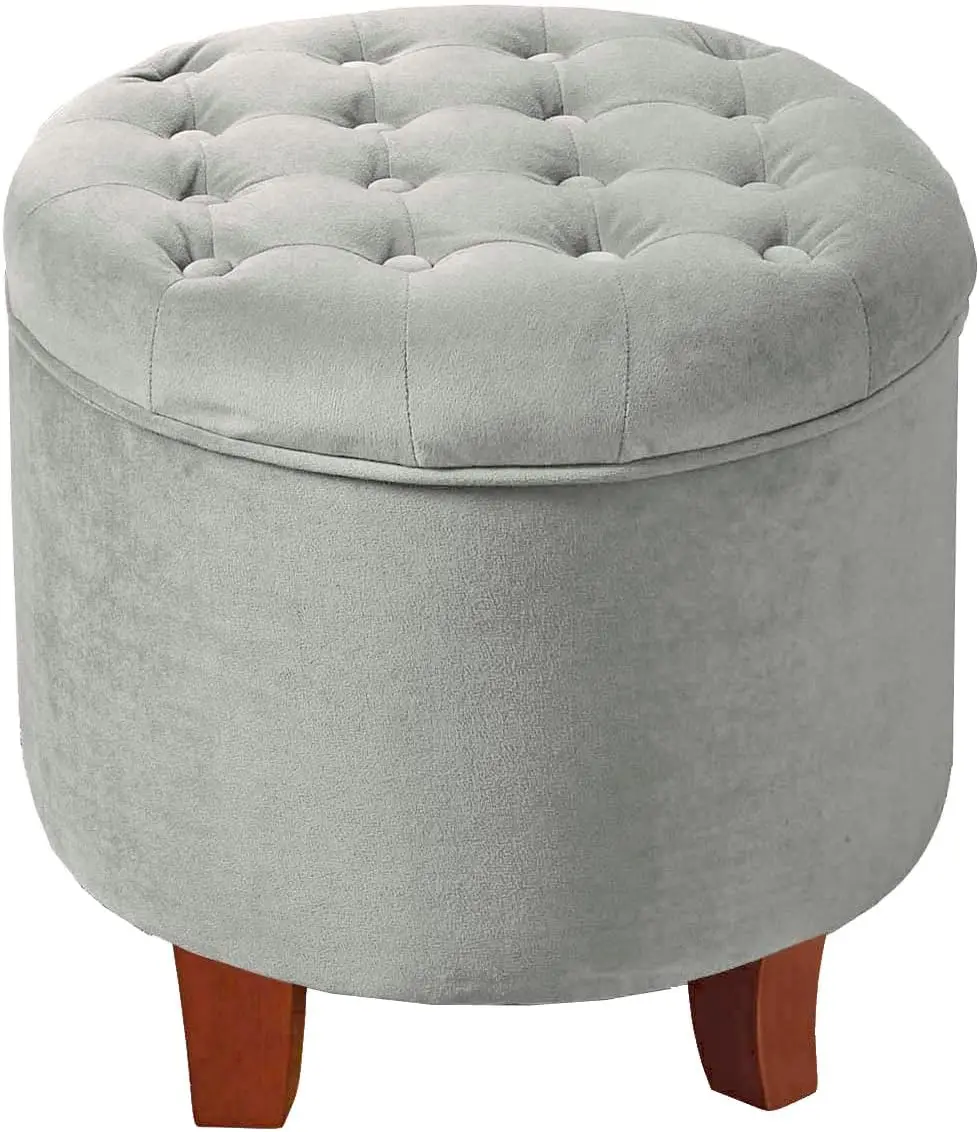 Home Decor | Upholstered Round Velvet Tufted Foot Rest Ottoman | Ottoman With Storage For Living Room & Bedroom | Decorative
Home Decor | Upholstered Round Velvet Tufted Foot Rest Ottoman | Ottoman With Storage For Living Room & Bedroom | Decorative