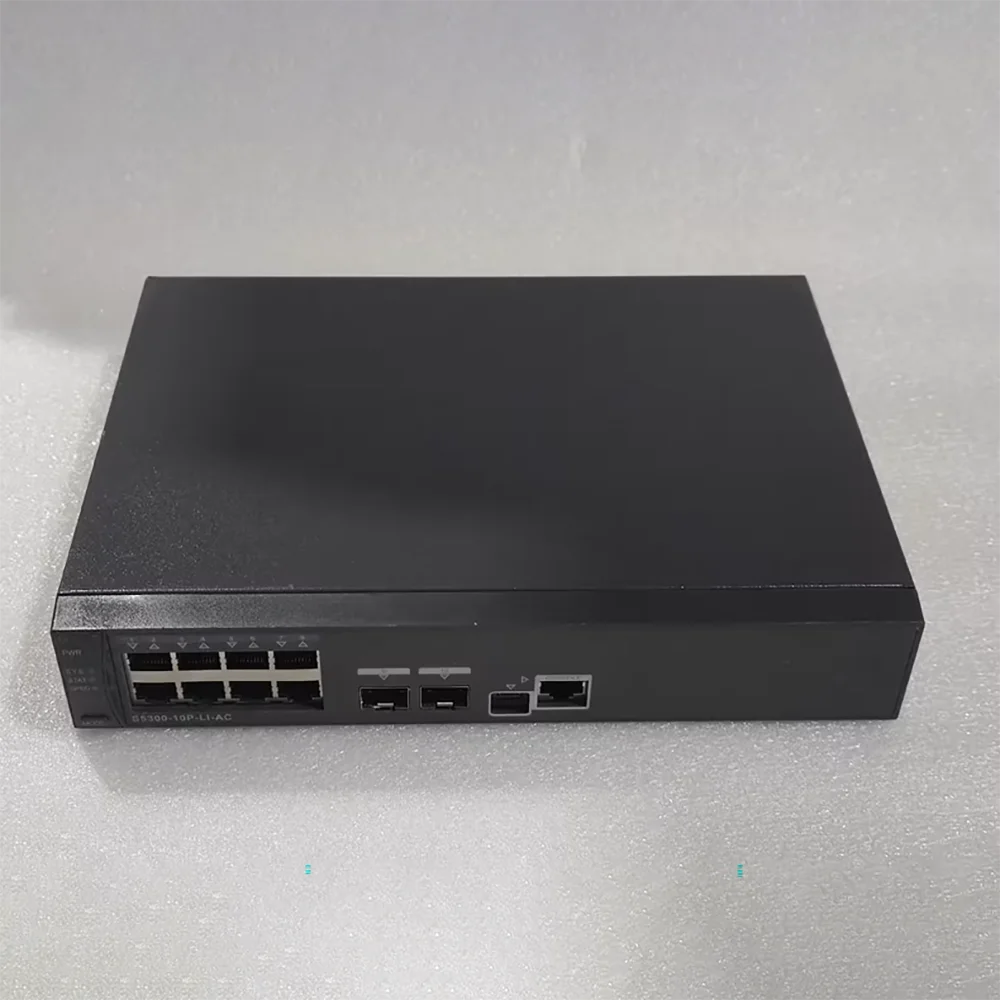 S5300-10P-LI-AC 8-port Gigabit 2-port SFP Optical Port Network Desktop Switch 100% Tested Fast Ship Perfect Work
S5300-10P-LI-AC 8-port Gigabit 2-port SFP Optical Port Network Desktop Switch 100% Tested Fast Ship Perfect Work