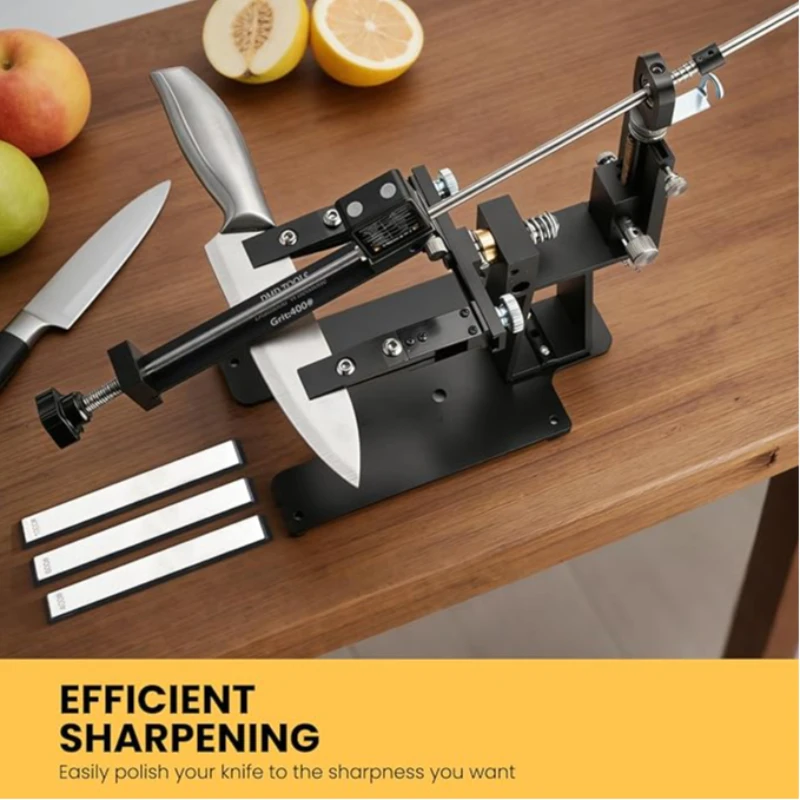 Rieci Professional Fixed Angle Knife Sharpener Diamond Sharpening Stone Kitchen Knife Sharpening Blades Auxiliary Tool System
Rieci Professional Fixed Angle Knife Sharpener Diamond Sharpening Stone Kitchen Knife Sharpening Blades Auxiliary Tool System