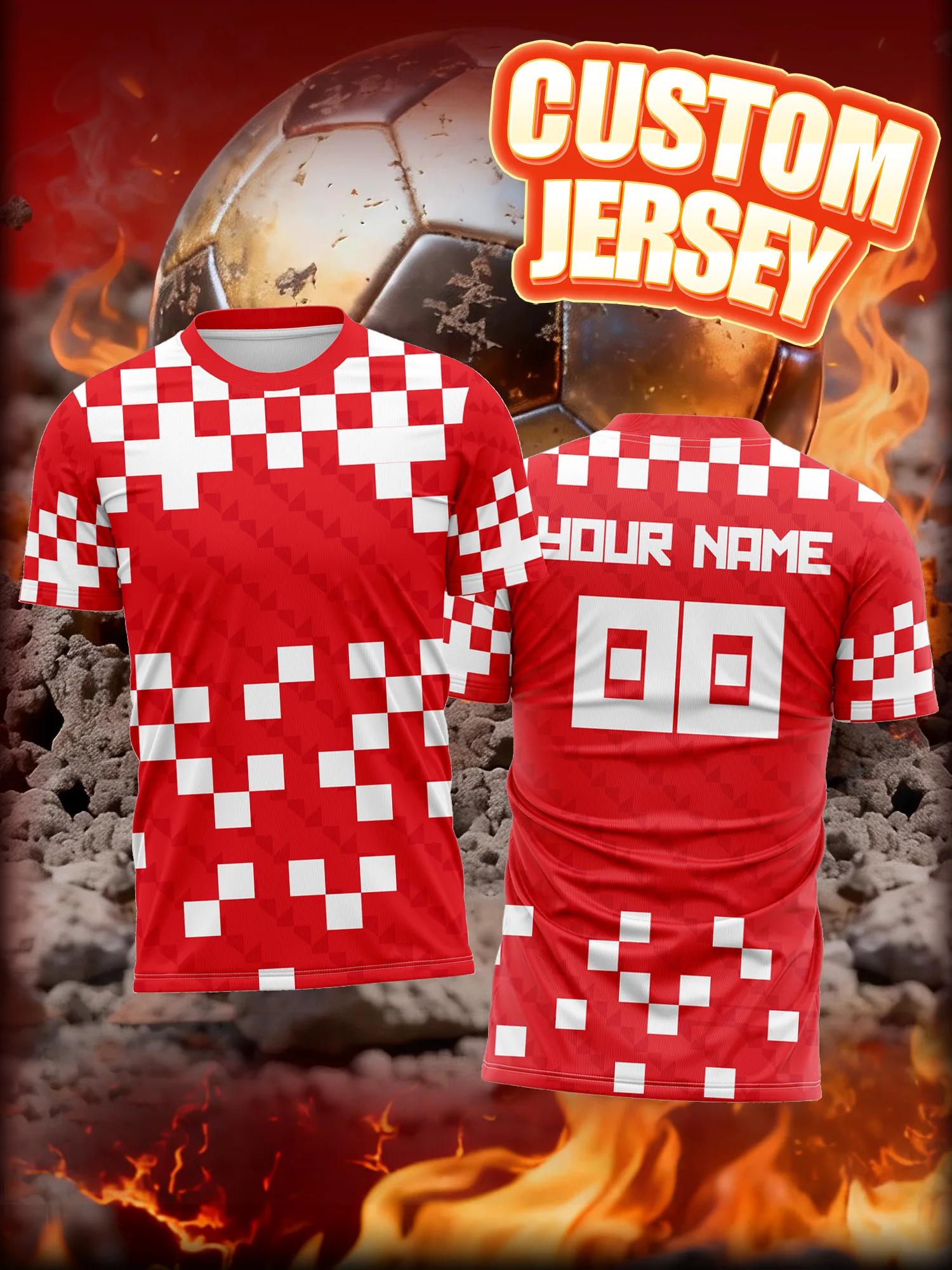Custom Image Number Name Soccer Jersey,Zebra Print Shirt,Bold Trendy Teen Soccer Fan Gear
Custom Image Number Name Soccer Jersey,Zebra Print Shirt,Bold Trendy Teen Soccer Fan Gear