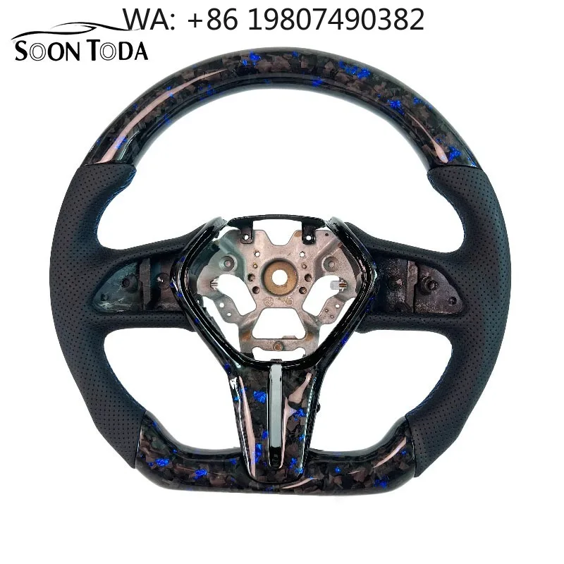 Blue LED Button Equipped Carbon Fiber Steering Wheel Premium Leather Wrap Custom Aftermarket Refit For Mid-size Popular Sport Au
Blue LED Button Equipped Carbon Fiber Steering Wheel Premium Leather Wrap Custom Aftermarket Refit For Mid-size Popular Sport Au