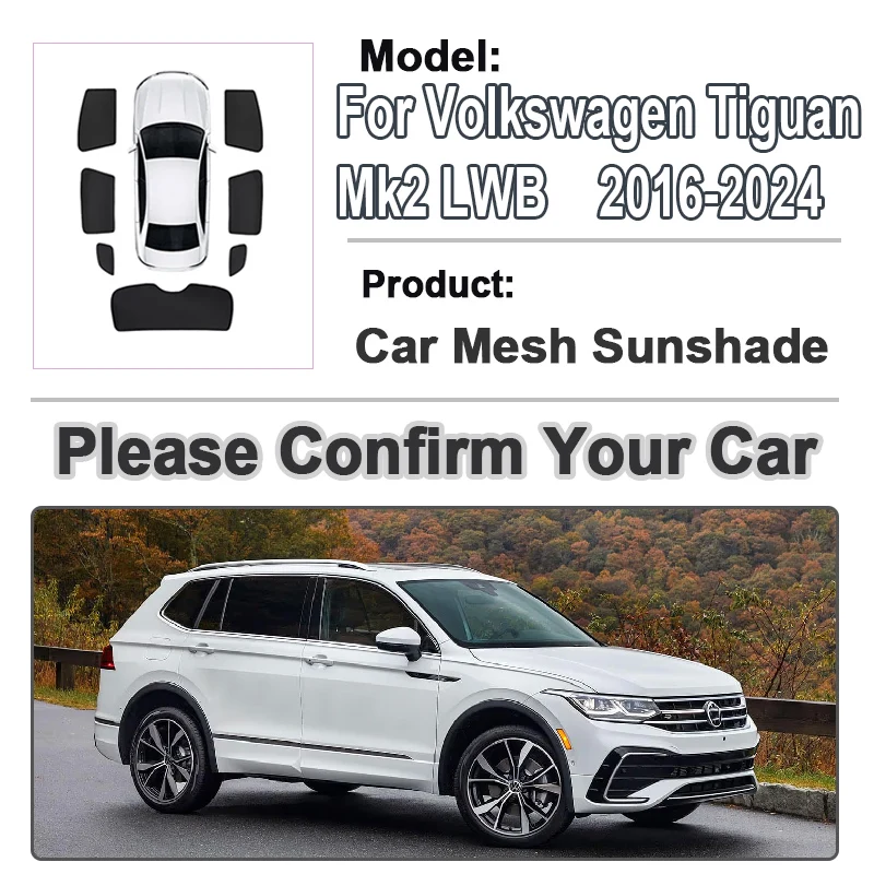 Солнцезащитные шторки для окон автомобиля Volkswagen Tiguan Mk2 Allspace L LWB 2016-2024, солнцезащитный козырек на лобовое стекло, теплоизоляция, автоаксессуары
Солнцезащитные шторки для окон автомобиля Volkswagen Tiguan Mk2 Allspace L LWB 2016-2024, солнцезащитный козырек на лобовое стекло, теплоизоляция, автоаксессуары