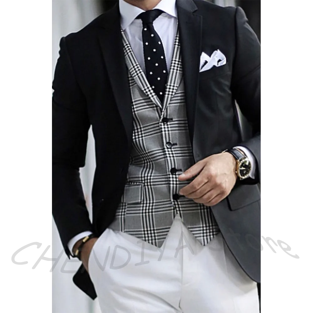 Business Suit For Men Formal Office Slim Fit Notch Lapel Gentleman Fashion Clothing Set Social Party Wedding Set 3 Pieces
Business Suit For Men Formal Office Slim Fit Notch Lapel Gentleman Fashion Clothing Set Social Party Wedding Set 3 Pieces