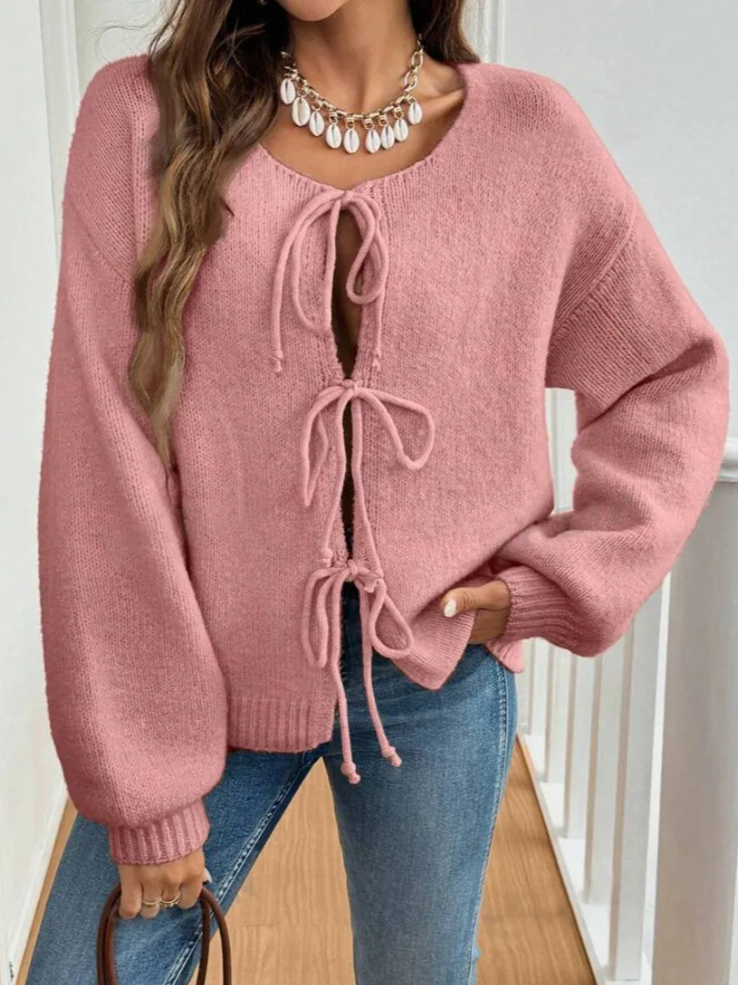 Casual Chic Cardigan Oversized Loose Tie Front Cardigan Pure Color Soft Knit Women Cardigan Autumn Cozy Long Sleeve Sweater
Casual Chic Cardigan Oversized Loose Tie Front Cardigan Pure Color Soft Knit Women Cardigan Autumn Cozy Long Sleeve Sweater
