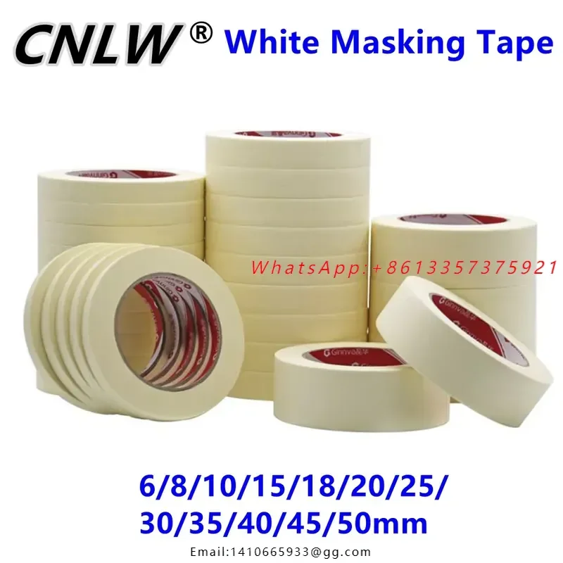 1PC 20M Low viscosity Masking Tape White 6mm-50mm Single Side Tape Adhesive Crepe Paper for Oil Painting Sketch Drawing
1PC 20M Low viscosity Masking Tape White 6mm-50mm Single Side Tape Adhesive Crepe Paper for Oil Painting Sketch Drawing