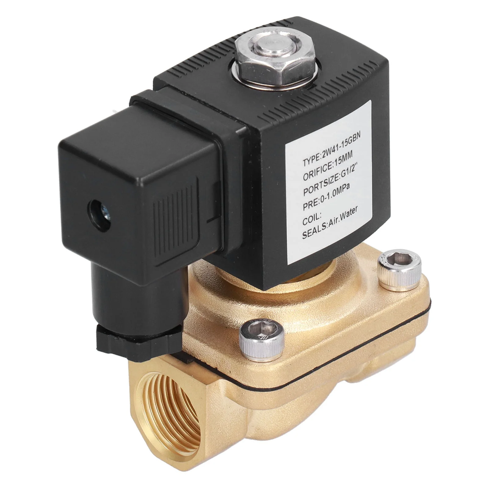 2 Way Solenoid Valve Brass Solar Electric Normally Closed Pipeline Inlet Control Parts G1/2inDC 12V
2 Way Solenoid Valve Brass Solar Electric Normally Closed Pipeline Inlet Control Parts G1/2inDC 12V
