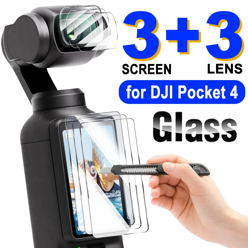 For DJI OSMO Pocket 4 Tempered Glass Film Screen Protector Hardness Anti-Scratch Lens Camera Film for DJI Pocket 4 Camera Films
For DJI OSMO Pocket 4 Tempered Glass Film Screen Protector Hardness Anti-Scratch Lens Camera Film for DJI Pocket 4 Camera Films
