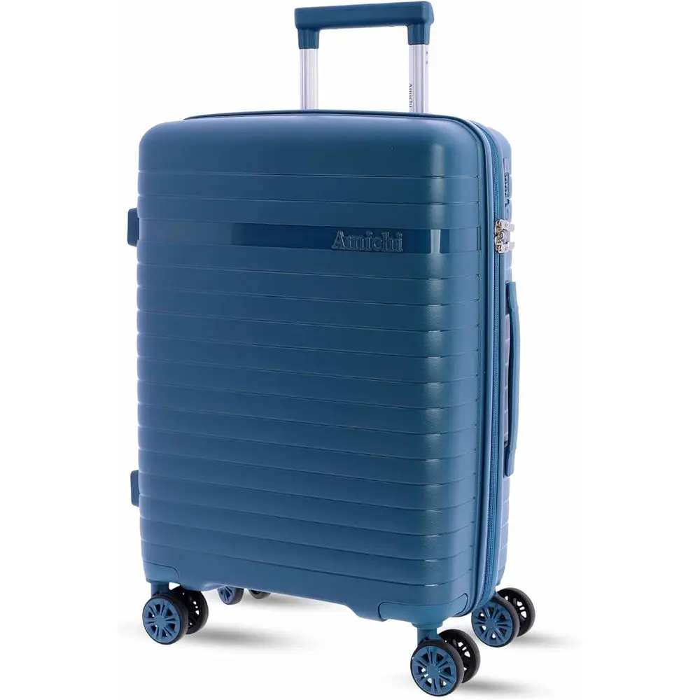 Blue 55x40x20 Lightweight 4-Wheel Cabin Suitcase with TSA Lock for Travel
Blue 55x40x20 Lightweight 4-Wheel Cabin Suitcase with TSA Lock for Travel