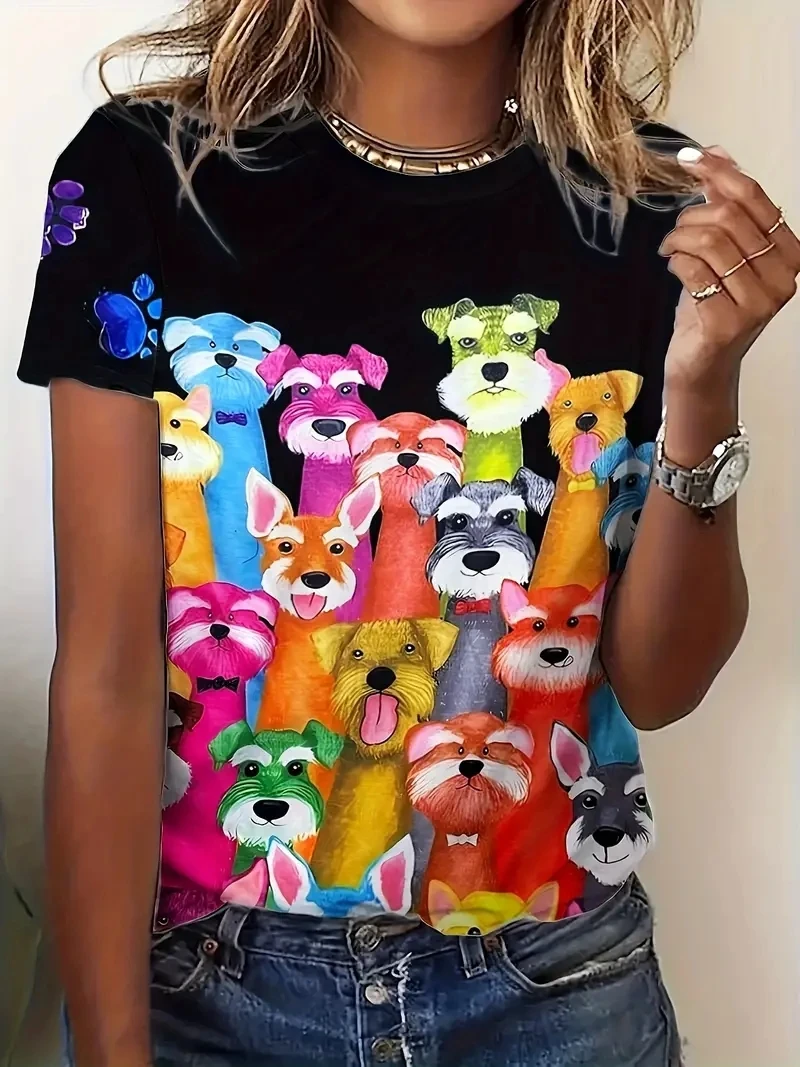 New In Shirts And Blouses Cartoon Print Oversized T-Shirt Loose Summer Tops For Women 2024 Korean Fashion Short Sleeve Tee 티셔츠
New In Shirts And Blouses Cartoon Print Oversized T-Shirt Loose Summer Tops For Women 2024 Korean Fashion Short Sleeve Tee 티셔츠