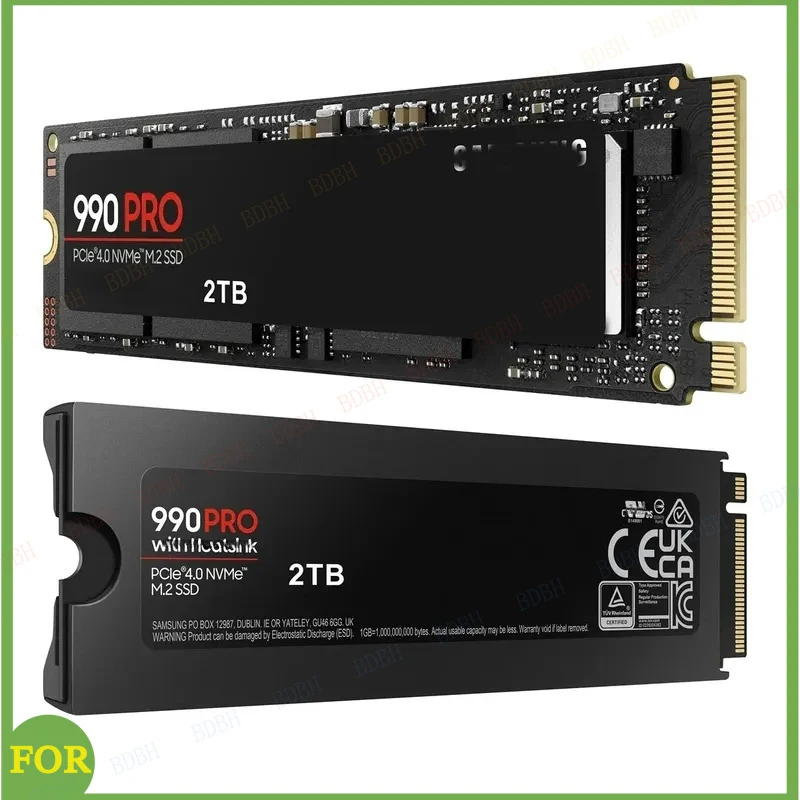 BDBH Для Samsung 990 Pro 2 ТБ M.2 SSD NVMe M.2 PCIe 4 M.2 2280 Внутренний твердотельный накопитель для игровых настольных ПК и ноутбуков
BDBH Для Samsung 990 Pro 2 ТБ M.2 SSD NVMe M.2 PCIe 4 M.2 2280 Внутренний твердотельный накопитель для игровых настольных ПК и ноутбуков