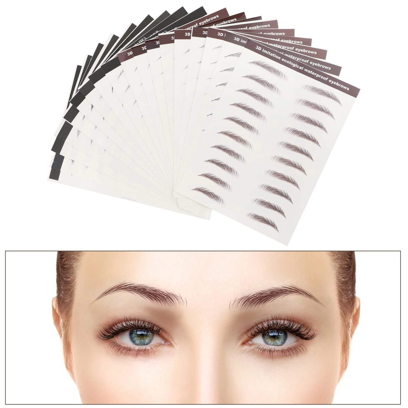 18Pcs 3D Hair-Like Eyebrow Stickers Waterproof Natural Artificial Brows Seamless Blend for Beginners Full Coverage Brow Tool No
18Pcs 3D Hair-Like Eyebrow Stickers Waterproof Natural Artificial Brows Seamless Blend for Beginners Full Coverage Brow Tool No