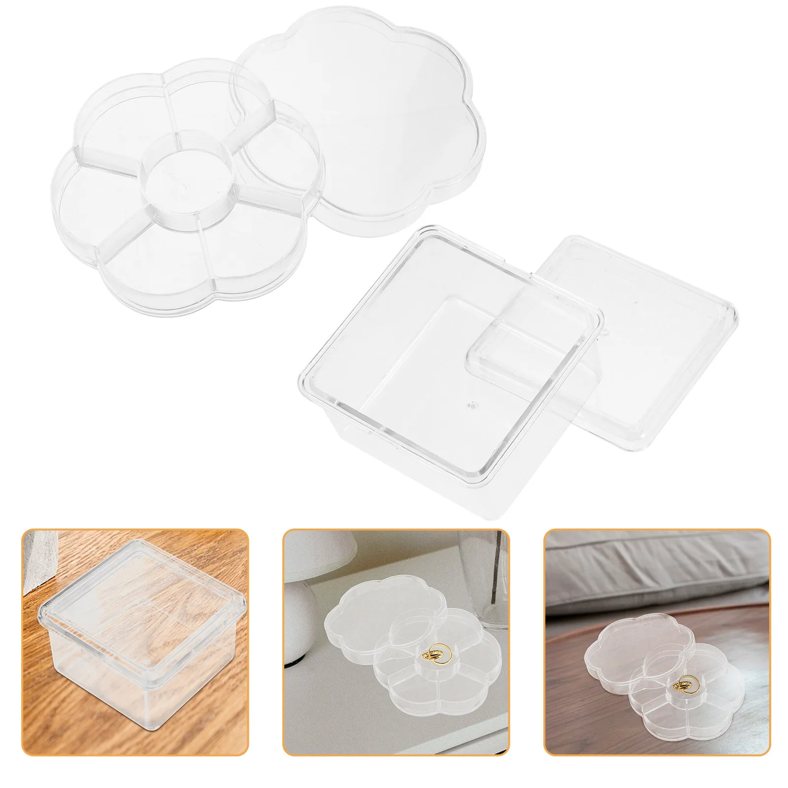 Набор из 2 прозрачных коробок для хранения украшений (серёг, колец, ожерелий), портативный органайзер, незаменимый для путешествий, герметичный демонстрационный бокс, с зажимом для бумаги
Набор из 2 прозрачных коробок для хранения украшений (серёг, колец, ожерелий), портативный органайзер, незаменимый для путешествий, герметичный демонстрационный бокс, с зажимом для бумаги