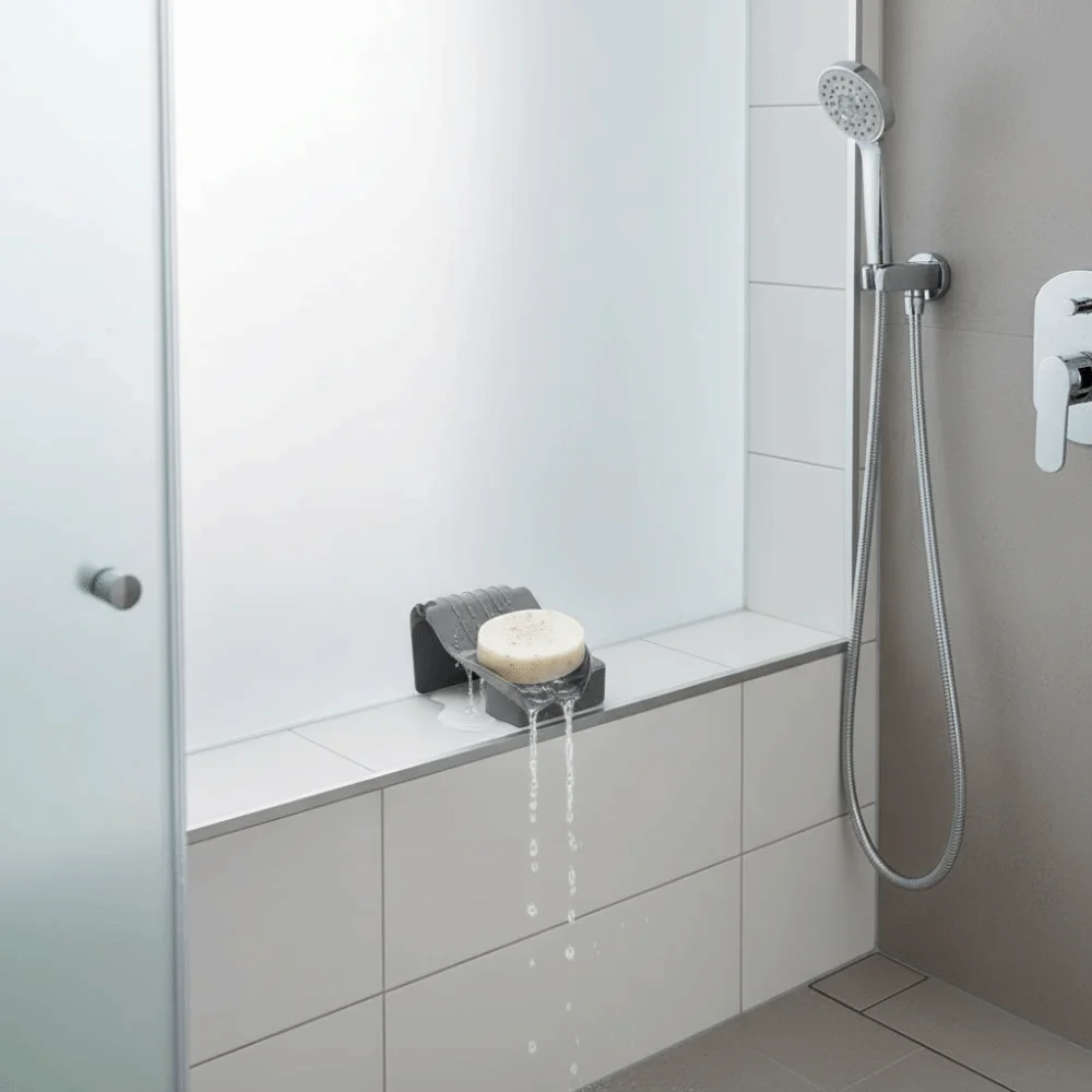 Without Installation Portable Bathroom Cleaning Tool No Drilling Required Automatic Draining Soap Dish
Without Installation Portable Bathroom Cleaning Tool No Drilling Required Automatic Draining Soap Dish