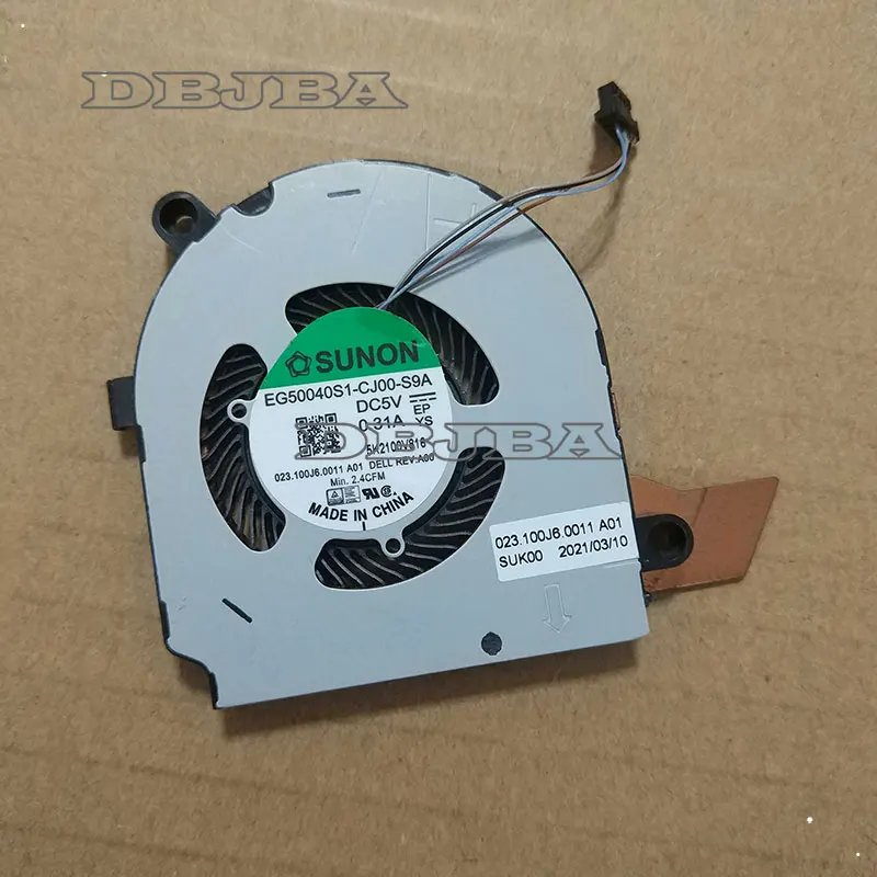 Охлаждающий вентилятор ЦП для DELL EG50040S1-CJ00-S9A 023.100J6.0011 A01 0K6X87 5V 0.31A
Охлаждающий вентилятор ЦП для DELL EG50040S1-CJ00-S9A 023.100J6.0011 A01 0K6X87 5V 0.31A