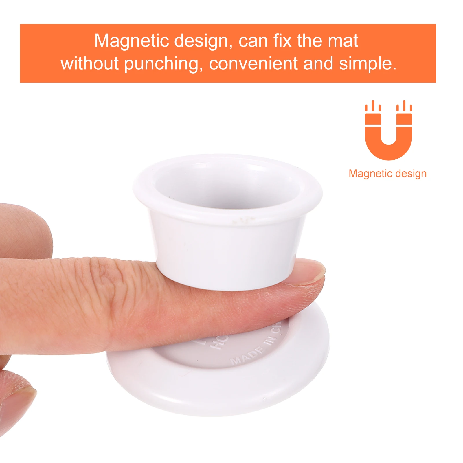 2pcs Premium Magnet Adhesive Wall Mount Fixed Pet Mat Holder Strong Magnet For Leg Lifting Potty Training Pet Supplies Reusable
2pcs Premium Magnet Adhesive Wall Mount Fixed Pet Mat Holder Strong Magnet For Leg Lifting Potty Training Pet Supplies Reusable