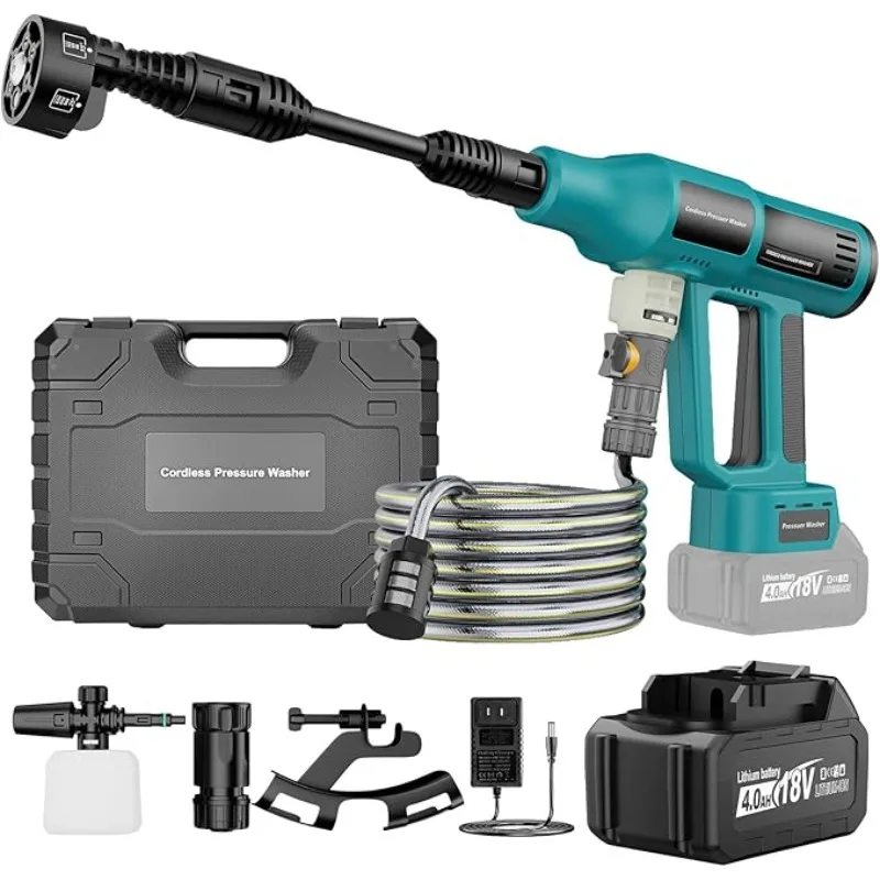250Bar Brushless Electric High Pressure Washer 6 IN1 Cordless 4 Gears Car Wash Water Gun Garden Spray Gun for Makita 18V Battery
250Bar Brushless Electric High Pressure Washer 6 IN1 Cordless 4 Gears Car Wash Water Gun Garden Spray Gun for Makita 18V Battery
