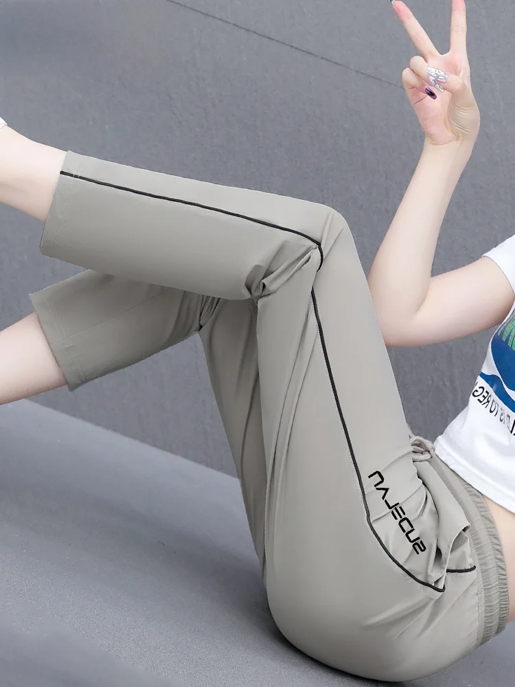 Red Dragoy Ice Silk Thin Pants Women's Summer High Waist Straight Leg Qui Dry Sports Casual Pants Korean Sle Commute
Red Dragoy Ice Silk Thin Pants Women's Summer High Waist Straight Leg Qui Dry Sports Casual Pants Korean Sle Commute