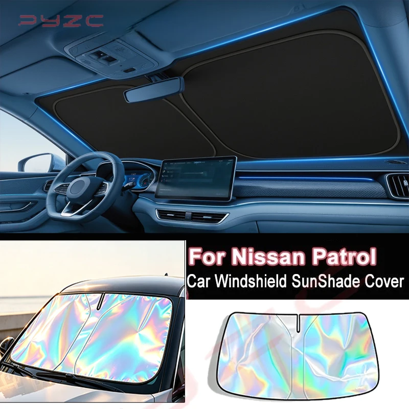 For Nissan Patrol 2021-2026 Car Windshield Sunshade Cover Front Window Sun Shade Heat Insulation Summer Auto Accessories
For Nissan Patrol 2021-2026 Car Windshield Sunshade Cover Front Window Sun Shade Heat Insulation Summer Auto Accessories