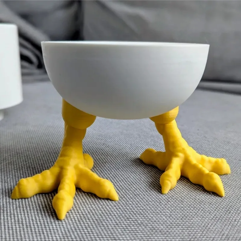 1pcs 3D Printed Chicken Claw Stand - PLA Home Decor with Creative Design Modern Tabletop Ornaments Funny Gift
1pcs 3D Printed Chicken Claw Stand - PLA Home Decor with Creative Design Modern Tabletop Ornaments Funny Gift