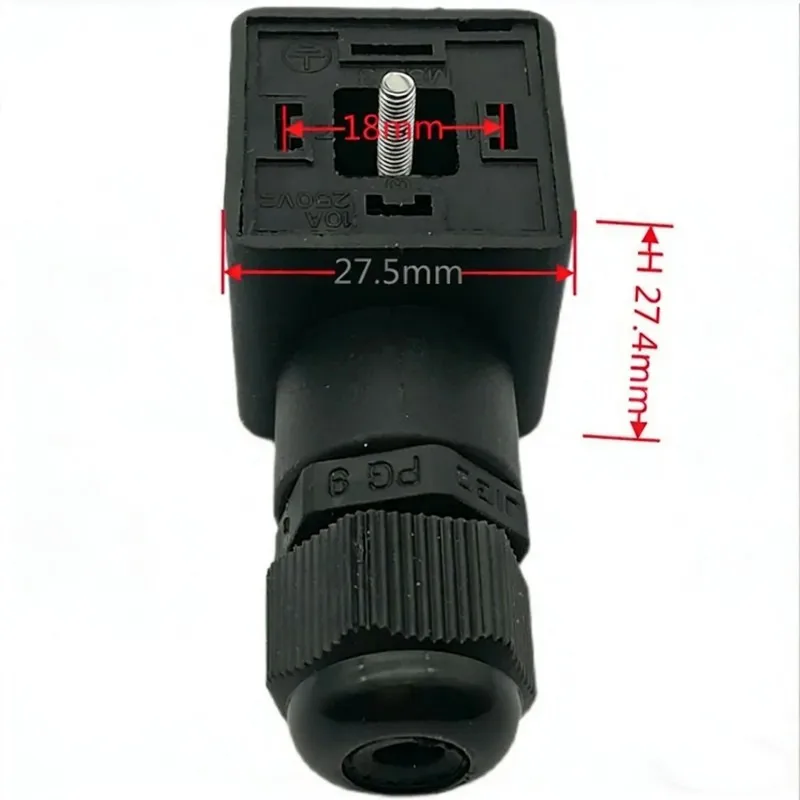 Hydraulic Solenoid Plug Universal MPM Plug Without Light Type a With PG9 Connector 4P Connector 250v10A Waterproof HSM Connector
Hydraulic Solenoid Plug Universal MPM Plug Without Light Type a With PG9 Connector 4P Connector 250v10A Waterproof HSM Connector