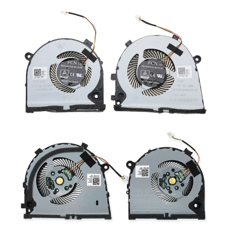Laptop CPU GPU Cooling Fan for Dell Game G3-3579 G3-3779 Notebook Radiator DC5V 0.5A 4pin 4wire Laptop Cooler
Laptop CPU GPU Cooling Fan for Dell Game G3-3579 G3-3779 Notebook Radiator DC5V 0.5A 4pin 4wire Laptop Cooler