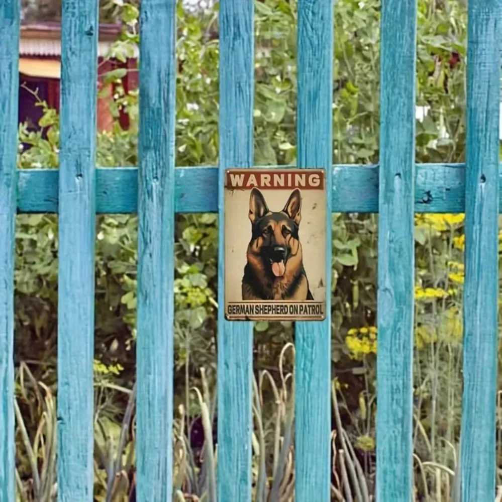 German Shepherd 'W-WARNING' Vintage Sign – Dog Design Wall Art for Cafes, Restaurants, Garages & Man Caves
German Shepherd 'W-WARNING' Vintage Sign – Dog Design Wall Art for Cafes, Restaurants, Garages & Man Caves