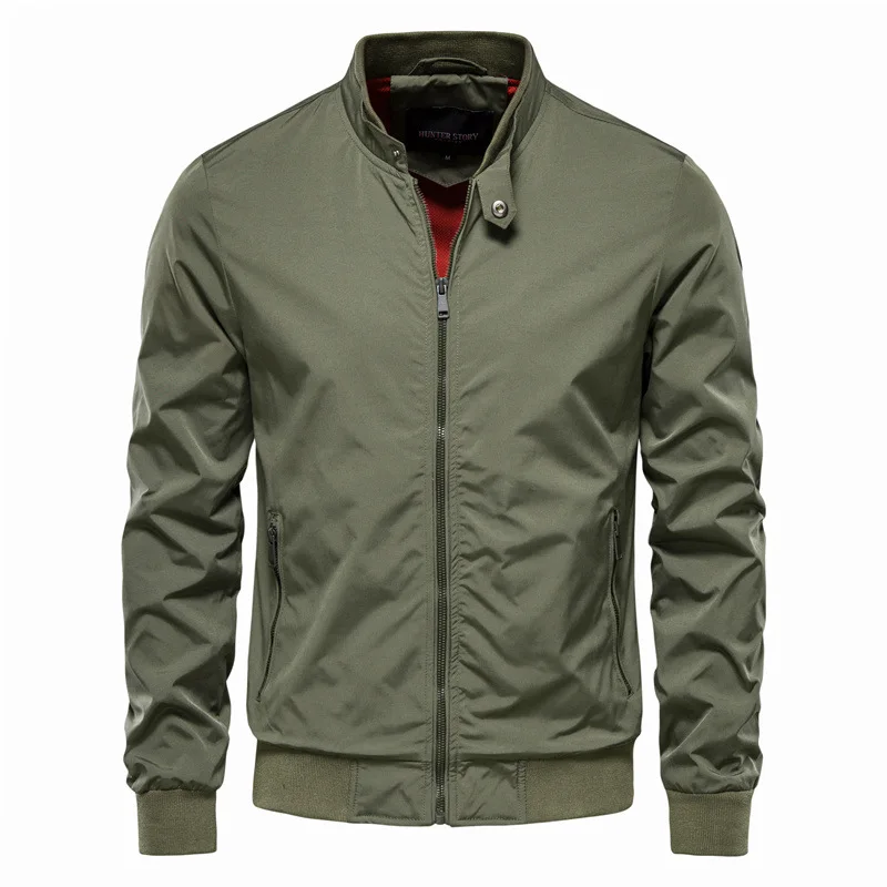 Autumn New Jacket Men's Casual Solid Color Coat Fashion New Slim Stand Collar Men's Clothing Warm Jackets Men Outdoor Tops
Autumn New Jacket Men's Casual Solid Color Coat Fashion New Slim Stand Collar Men's Clothing Warm Jackets Men Outdoor Tops