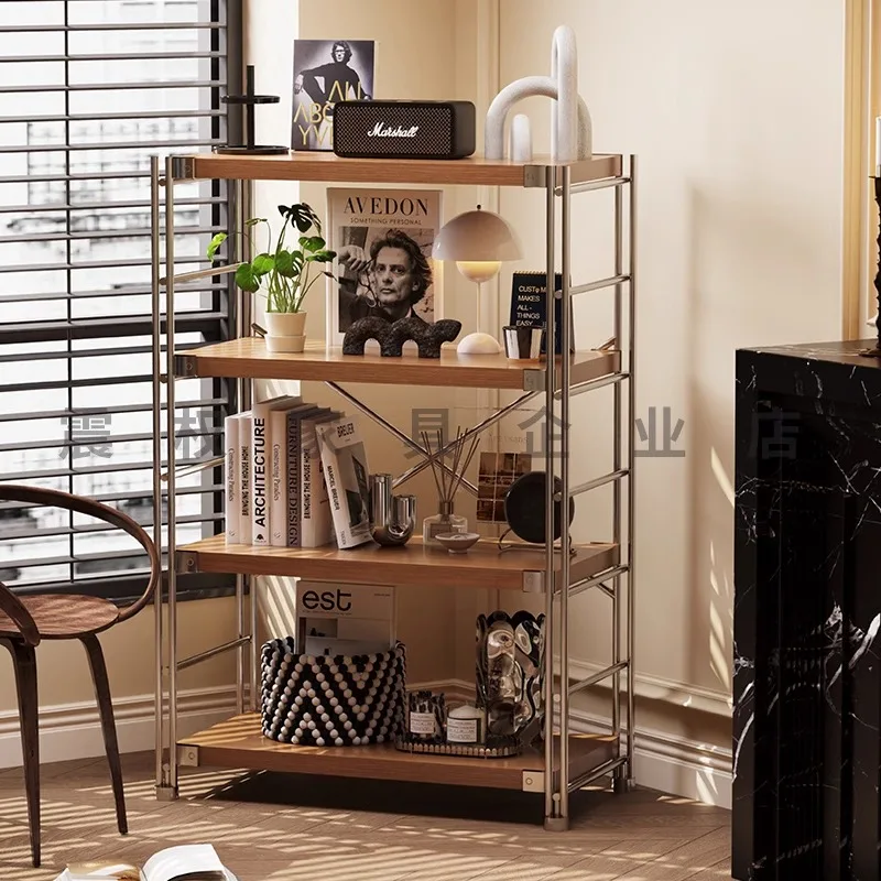 Japanese-style shelf floor-to-ceiling multi-layer living room balcony simple medieval storage shelf bookshelf kitchen microwave
Japanese-style shelf floor-to-ceiling multi-layer living room balcony simple medieval storage shelf bookshelf kitchen microwave