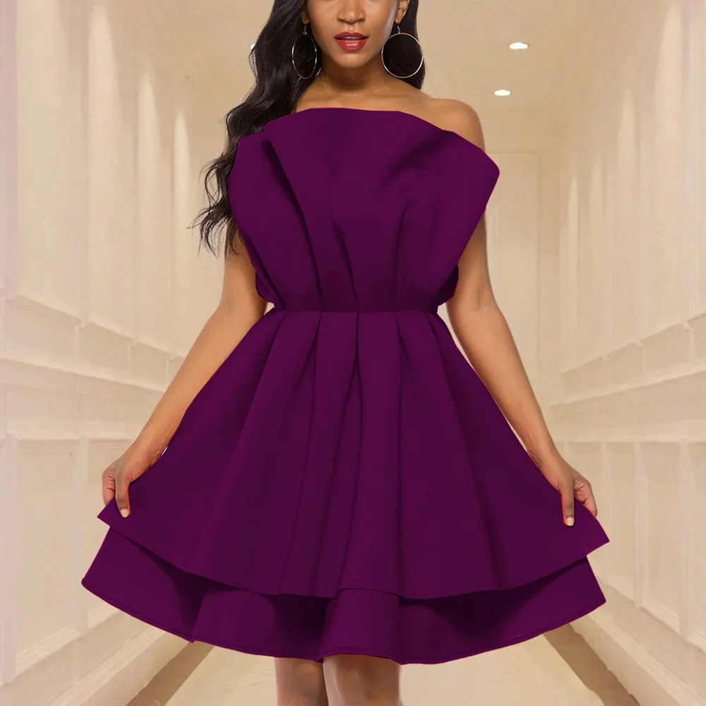 Elegant Purple Dresses Purple for Woman Off the Shoulder A Line Knee Length Luxury Ladies Birthday Party Dinner Vestidos Mujer
Elegant Purple Dresses Purple for Woman Off the Shoulder A Line Knee Length Luxury Ladies Birthday Party Dinner Vestidos Mujer