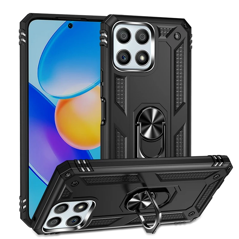 For Honor X8 2022 Case Luxury Armor Back Cover For Huawei Honor X8 4G TFY-LX1 LX2 LX3 Car Magnetic Holder Ring Shockproof Case
For Honor X8 2022 Case Luxury Armor Back Cover For Huawei Honor X8 4G TFY-LX1 LX2 LX3 Car Magnetic Holder Ring Shockproof Case