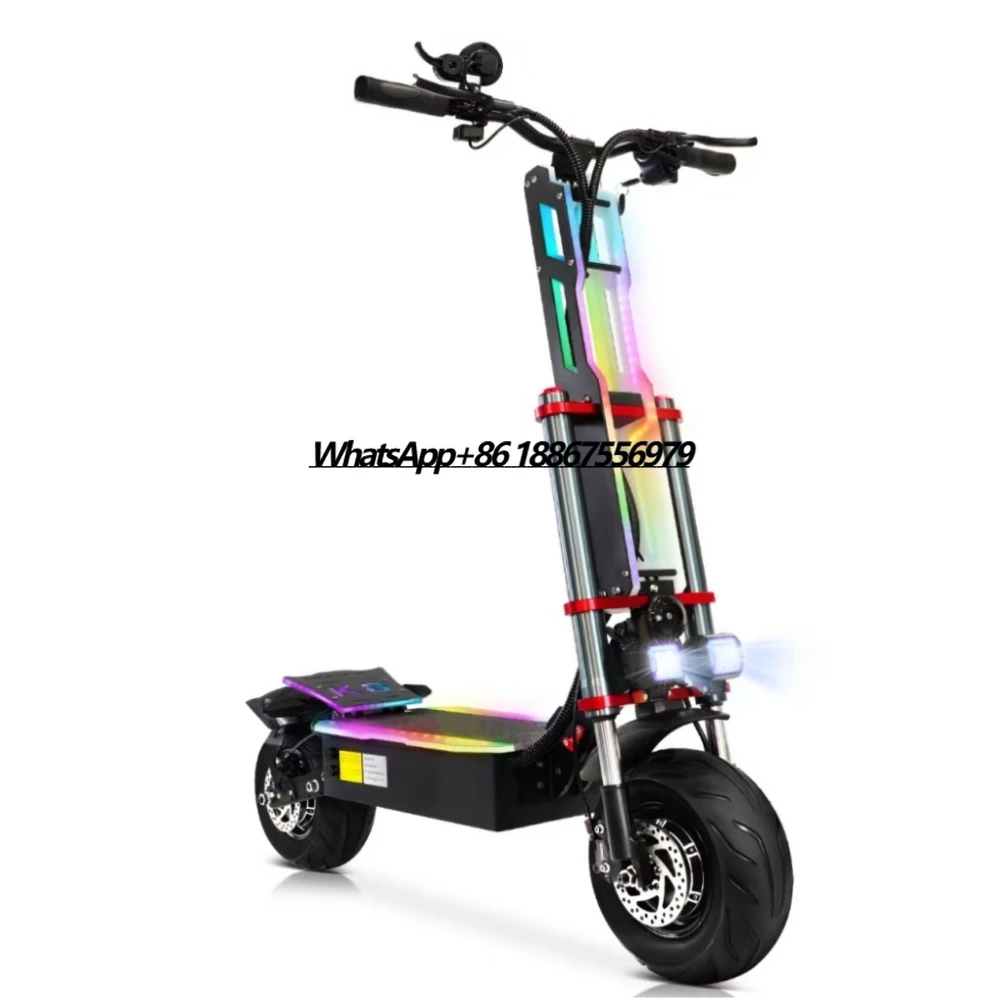 Fast Speed 12 Inch Self-Balancing Electric Scooter Two-Wheel Stand with Seat 60V 38Ah 150kg Max Load Aluminum Alloy for Adults
Fast Speed 12 Inch Self-Balancing Electric Scooter Two-Wheel Stand with Seat 60V 38Ah 150kg Max Load Aluminum Alloy for Adults