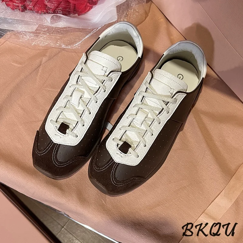 BKQU Ballet German Training Shoes Soft Sole Women's 2025 Spring New Niche Casual Color Matching Retro Sports Shoes Women
BKQU Ballet German Training Shoes Soft Sole Women's 2025 Spring New Niche Casual Color Matching Retro Sports Shoes Women