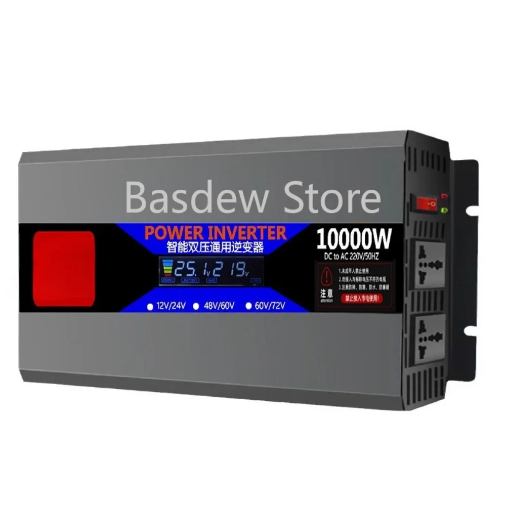 Инвертор высокой мощности с двумя источниками 5000w8000w12v24v, универсальный специальный инвертор двойного напряжения для автомобиля
Инвертор высокой мощности с двумя источниками 5000w8000w12v24v, универсальный специальный инвертор двойного напряжения для автомобиля