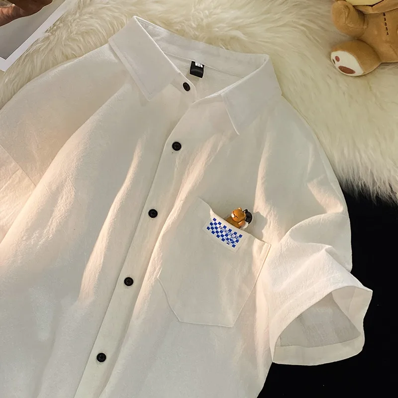 Японский Sle y Linen Cotton irt Мужской ort Sve Summer Thin Retro f Sve Loose Fit irt Youth Faion
Японский Sle y Linen Cotton irt Мужской ort Sve Summer Thin Retro f Sve Loose Fit irt Youth Faion