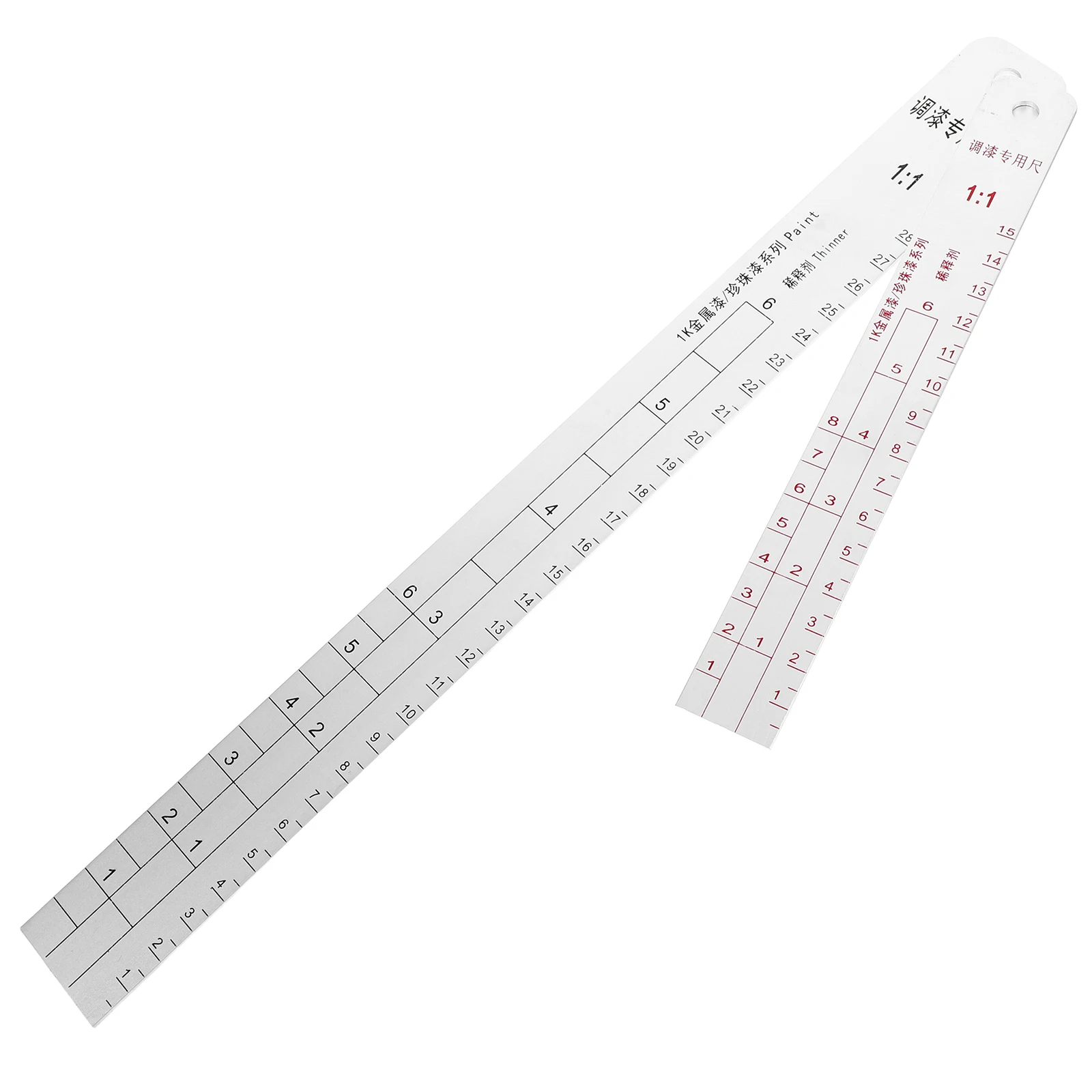 2pcs Paint Scale Ruler Car Mixing Coating Color Measurement Tools Stainless Steel Vehicle Painting Accessories Set Precise
2pcs Paint Scale Ruler Car Mixing Coating Color Measurement Tools Stainless Steel Vehicle Painting Accessories Set Precise